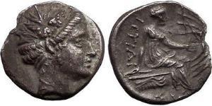 4 Обол / 1 Tetrobol Древняя Греция (1100BC-330) Серебро 