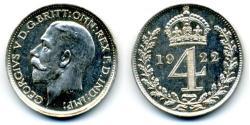 4 Пенни Великобритания (1922-) Серебро Георг V (1865-1936)