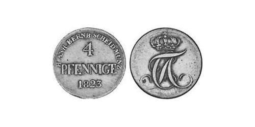 4 Пфенниг Ангальт-Бернбург (1603 - 1863) Медь null