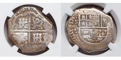 4 Реал Испания Серебро Philip IV of Spain (1605 -1665)