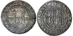 4 Реал Новая Испания (1519 - 1821) Серебро Карл V император Св. Римской империи  (1500-1558)