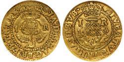 4 Шилінг Королівство Англія (927-1649,1660-1707) Золото Яків I (1566-1625)