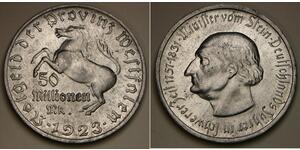 50000000 Mark Germania Alluminio 
