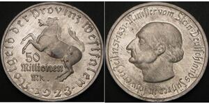 50000000 Mark Germania Alluminio 