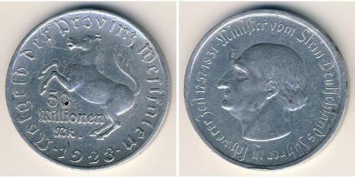 50000000 Mark Germania Alluminio 