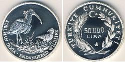 50000 Lira Turchia (1923 - ) Argento 