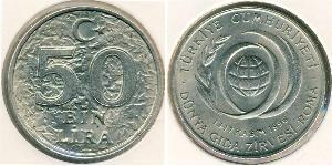 50000 Lira Turquía (1923 - )  