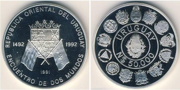 50000 Peso Uruguay Plata 