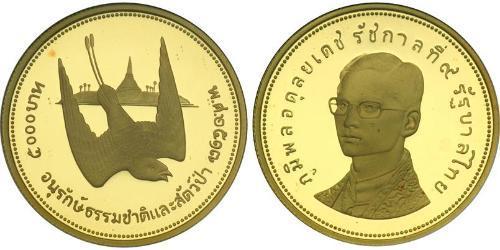 5000 Baht Tailandia Oro 