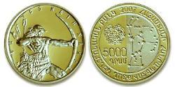 5000 Dram Armenia (1991 - ) Gold 