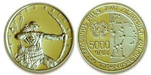 5000 Dram Armenien (1991 - ) Gold 