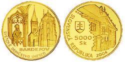 5000 Krone Slovakia Gold 