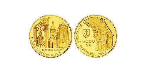 5000 Krone Slovakia Gold 