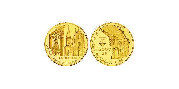 5000 Krone Slovakia 金 