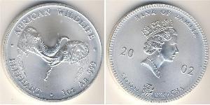 5000 Kwacha Sambia (1964 - ) Silber Elizabeth II (1926-2022)