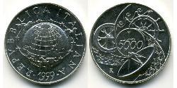 5000 Lira Italia Argento 