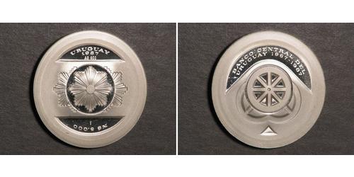 5000 Peso Uruguay Argent 