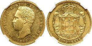 5000 Reis Kingdom of Portugal (1139-1910) Gold Ludwig I. (Portugal) (1838 - 1889)