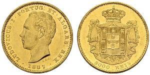 5000 Reis Kingdom of Portugal (1139-1910) Gold Ludwig I. (Portugal) (1838 - 1889)