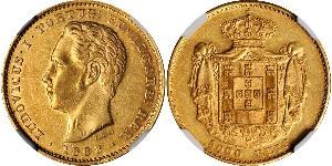 5000 Reis Kingdom of Portugal (1139-1910) Gold Luís I of Portugal (1838 - 1889)