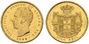 5000 Reis Kingdom of Portugal (1139-1910) Gold Luís I of Portugal (1838 - 1889)