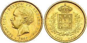 5000 Reis Kingdom of Portugal (1139-1910) Gold Ludwig I. (Portugal) (1838 - 1889)