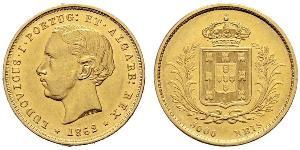 5000 Reis Kingdom of Portugal (1139-1910) Gold Luís I of Portugal (1838 - 1889)