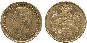 5000 Reis Royaume de Portugal (1139-1910) Or Louis Ier de Portugal (1838 - 1889)