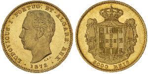 5000 Reis Reino de Portugal (1139-1910) Oro Luis I de Portugal (1838 - 1889)