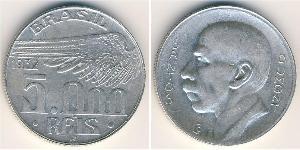 5000 Reis Brasilien Silber 