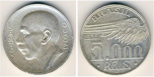 5000 Reis Brazil Silver 