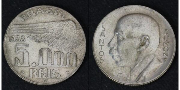 5000 Reis Brazil Silver 