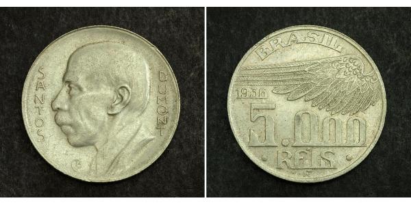 5000 Reis Brazil Silver 