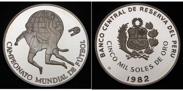 5000 Sol Perú Plata 