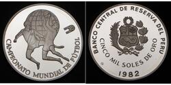 5000 Sol Peru Silber 