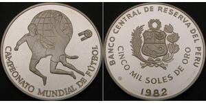 5000 Sol Peru Silber 