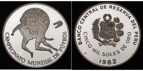 5000 Sol Peru Silber 
