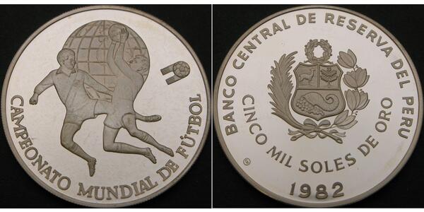 5000 Sol Peru Silber 