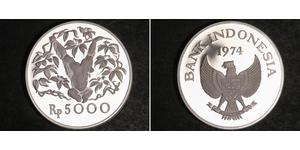 5000 Индонезийская рупия Индонезия Серебро 