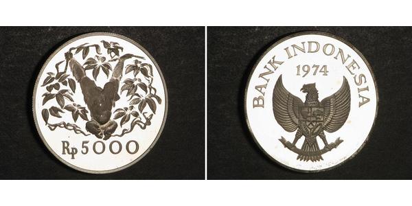 5000 Индонезийская рупия Индонезия Серебро 