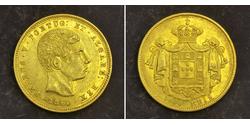 5000 Рейс Королевство Португалия (1139-1910) Золото Peter V of Portugal (1837-1861)