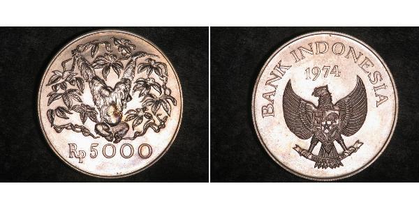5000 Рупія Індонезія Срібло 