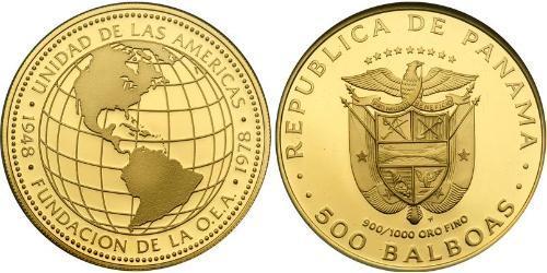 500 Balboa Panama Gold 