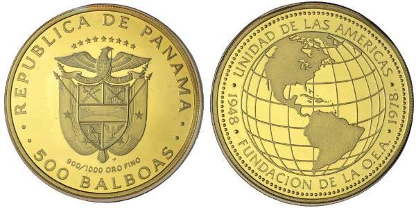 500 Balboa Panama Gold 