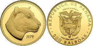 500 Balboa Republic of Panama Gold 