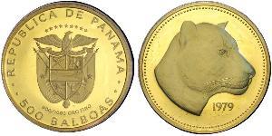 500 Balboa Republic of Panama Gold 