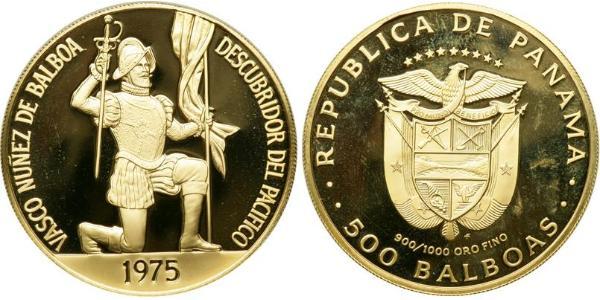 500 Balboa Republic of Panama Gold Vasco Núñez de Balboa (1475 – 1519)