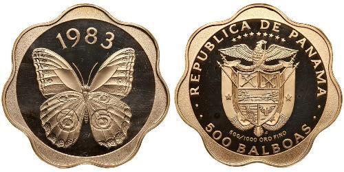 500 Balboa Panamá Oro 