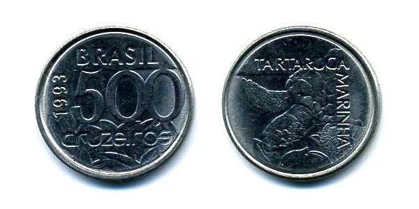 500 Cruzeiro Brasile Acciaio/Nichel 