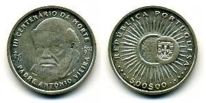 500 Escudo Portogallo (1975 - ) Argento 